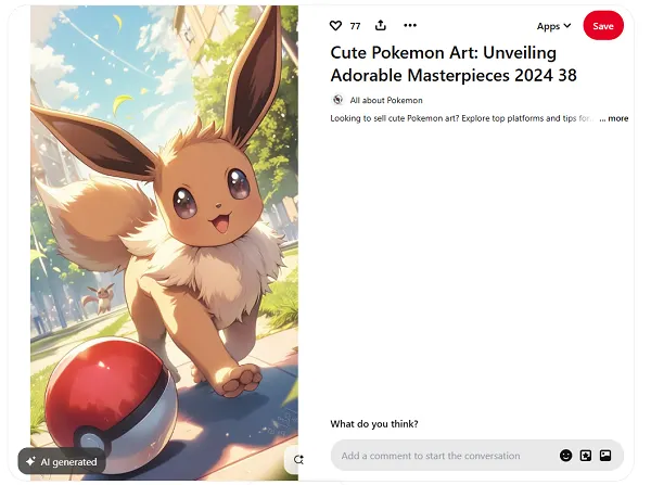 Pinterest AI tags